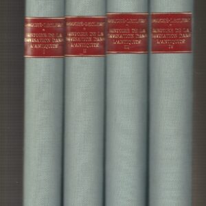 histoire de la divination dans l'antiquité en 4 tomes complets
