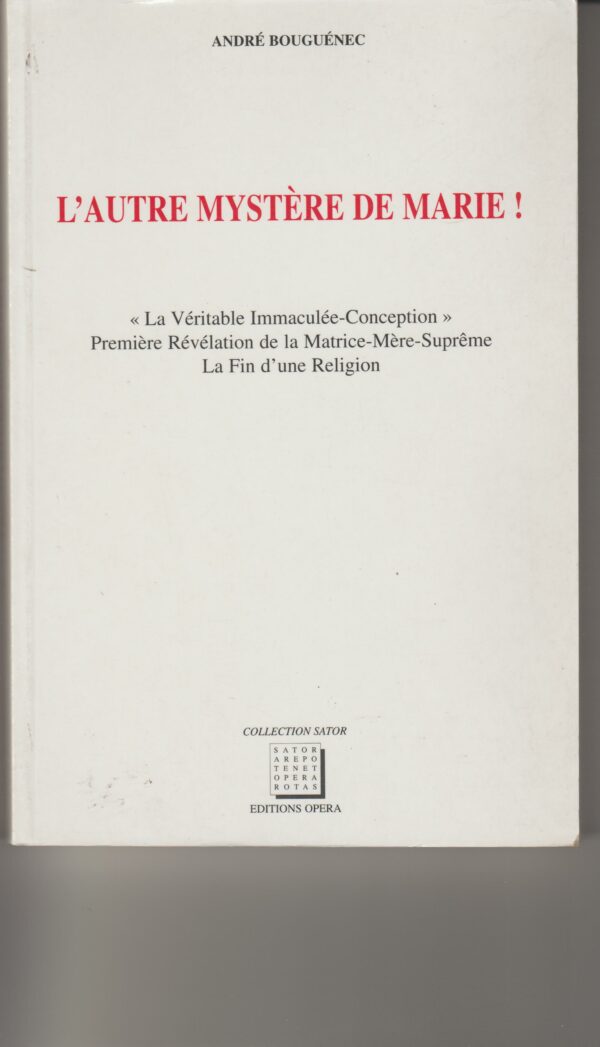 l'autre mystère de Marie