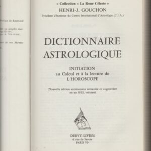 dictionnaire astrologique