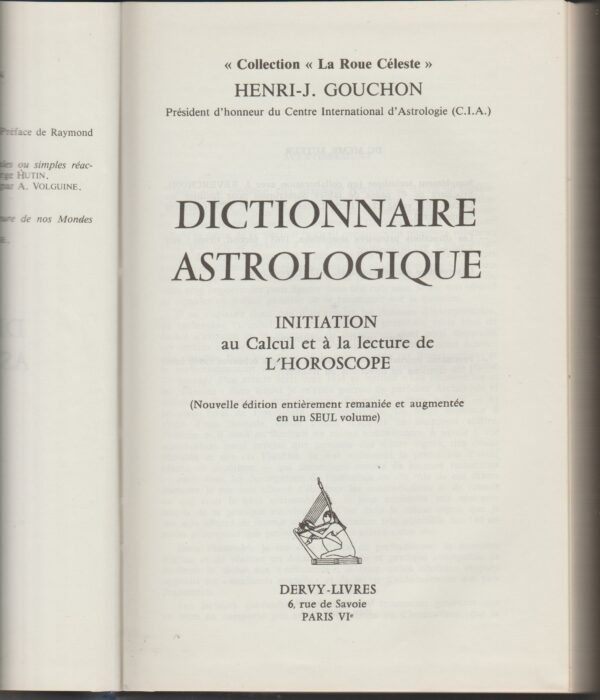 dictionnaire astrologique