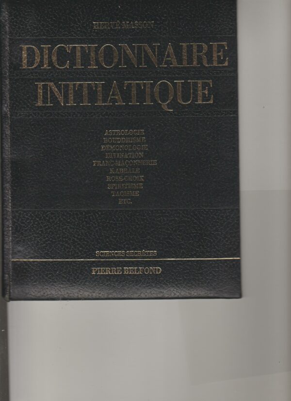 dictionnaire initiatique