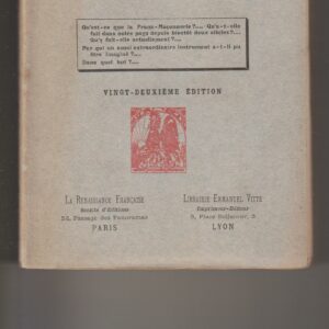 le pouvoir occulte contre la France - le drame maçonnique