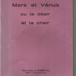 Mars et Vénus ou le désir et la chair