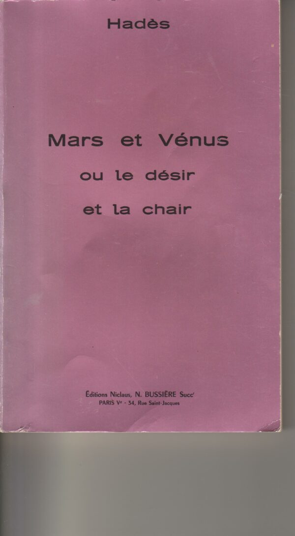 Mars et Vénus ou le désir et la chair