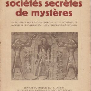 les sociétés secrètes de mystères