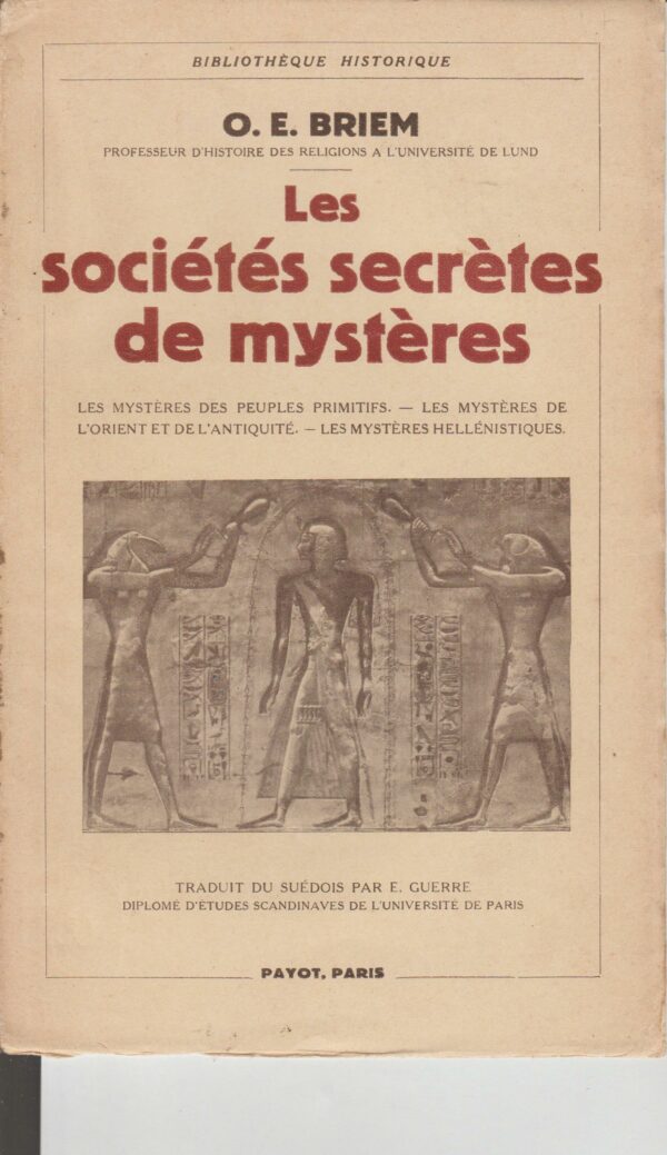 les sociétés secrètes de mystères