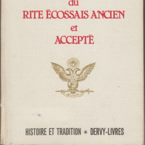 manuel maçonnique du Rite Ecossais Ancien et Accepté