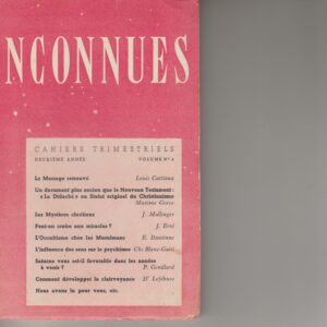 inconnues - volume 6